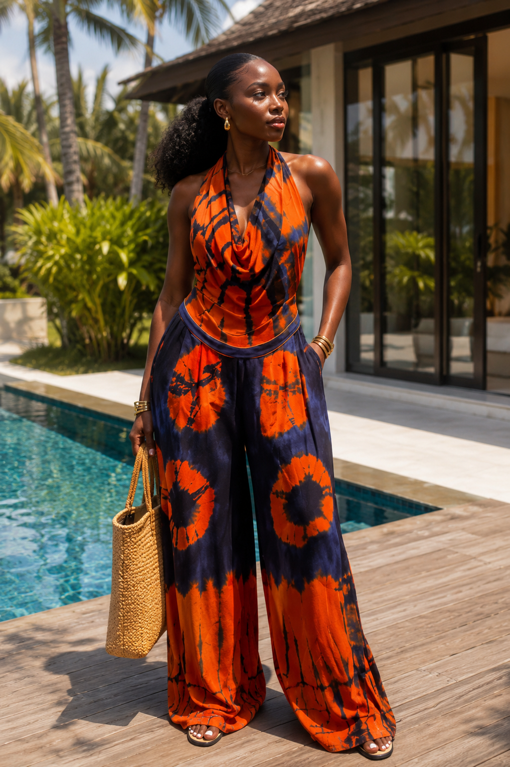 Backless Dera Pants Set