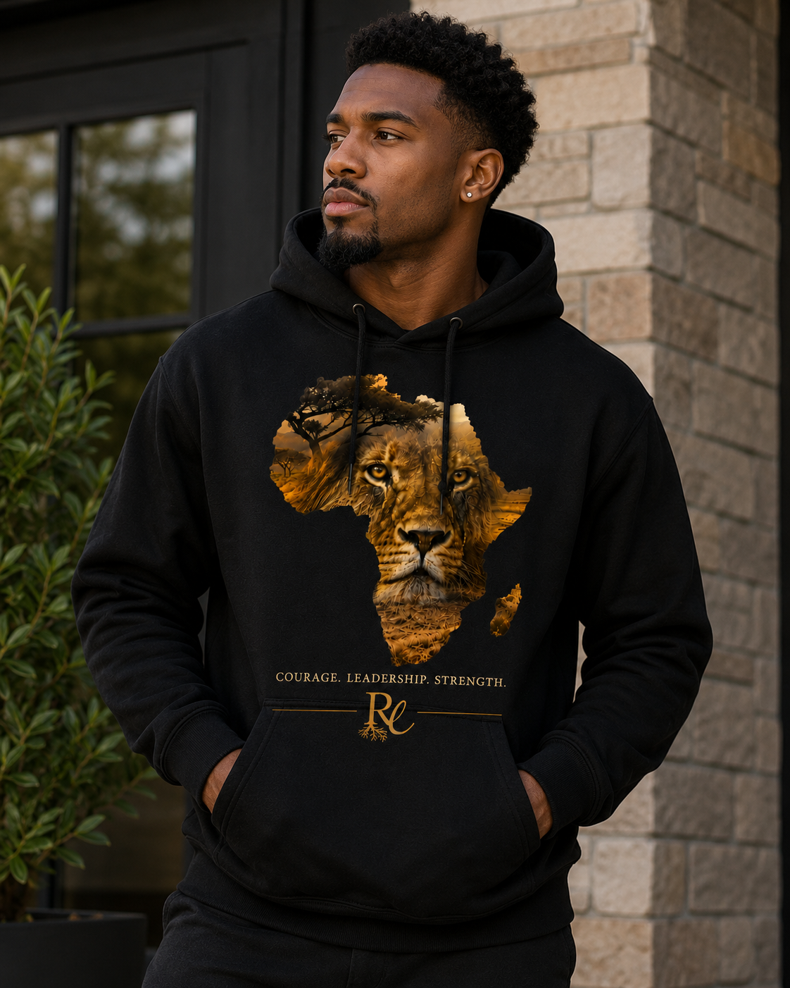 Lion Design Hoodie