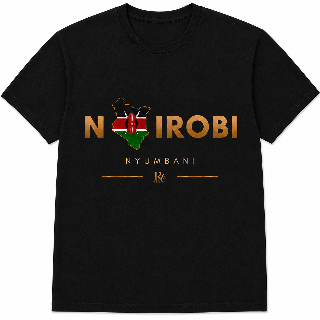 Nairobi Flag Design T-shirts