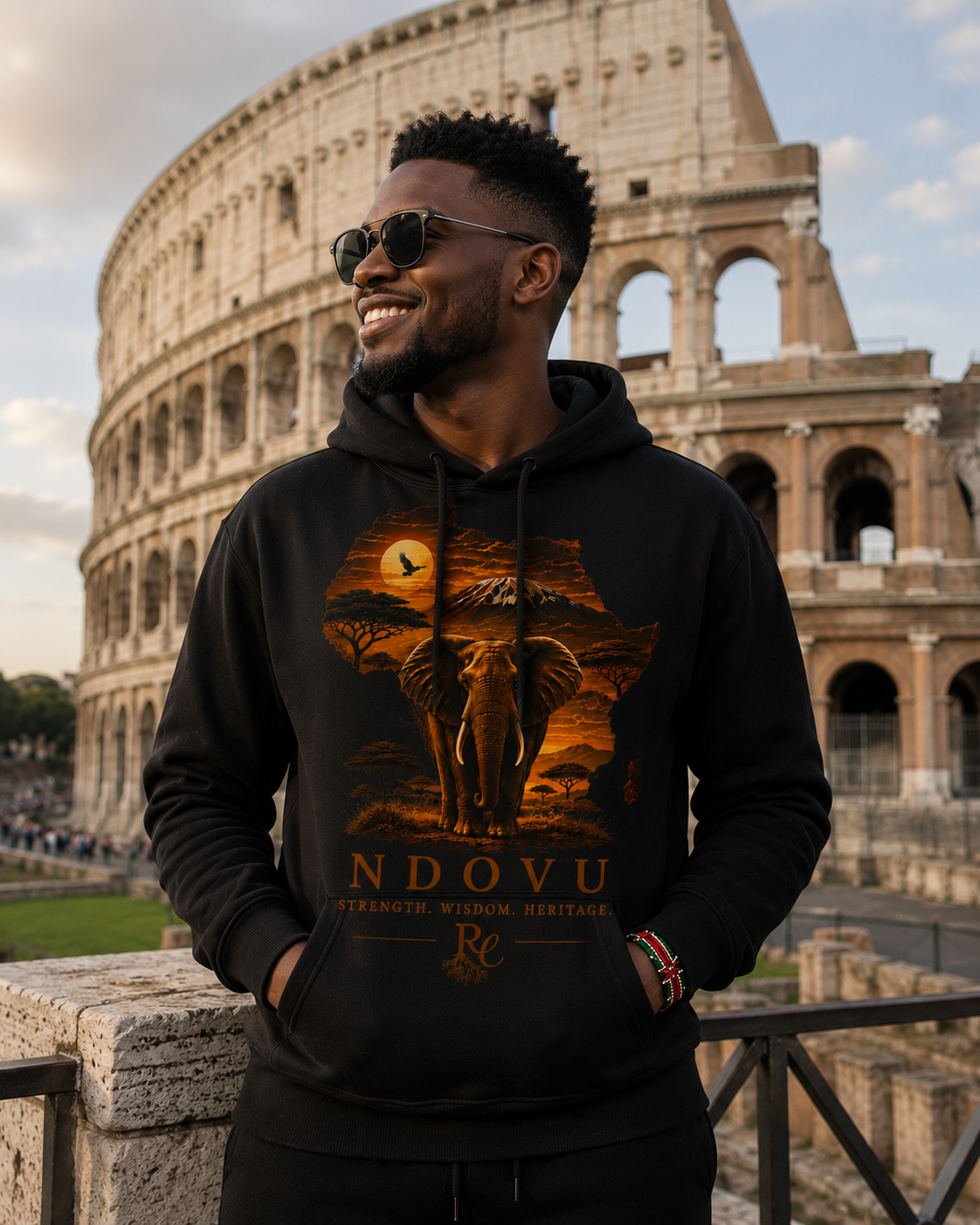 Elephant Design Hoodie