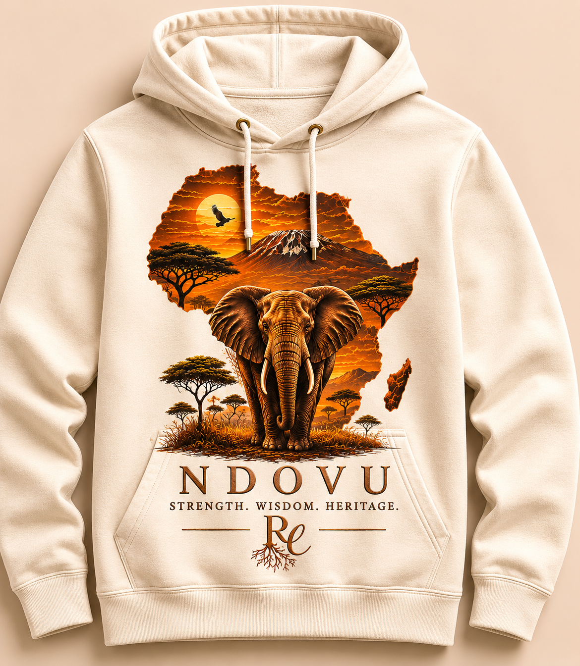 Elephant Design Hoodie