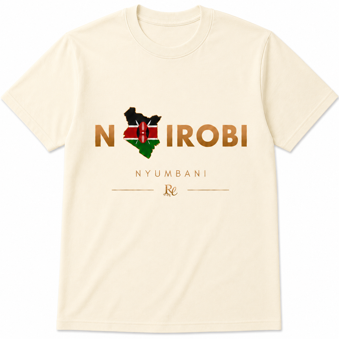 Nairobi Flag Design T-shirts