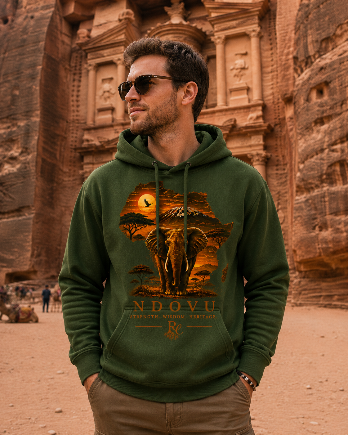 Elephant Design Hoodie