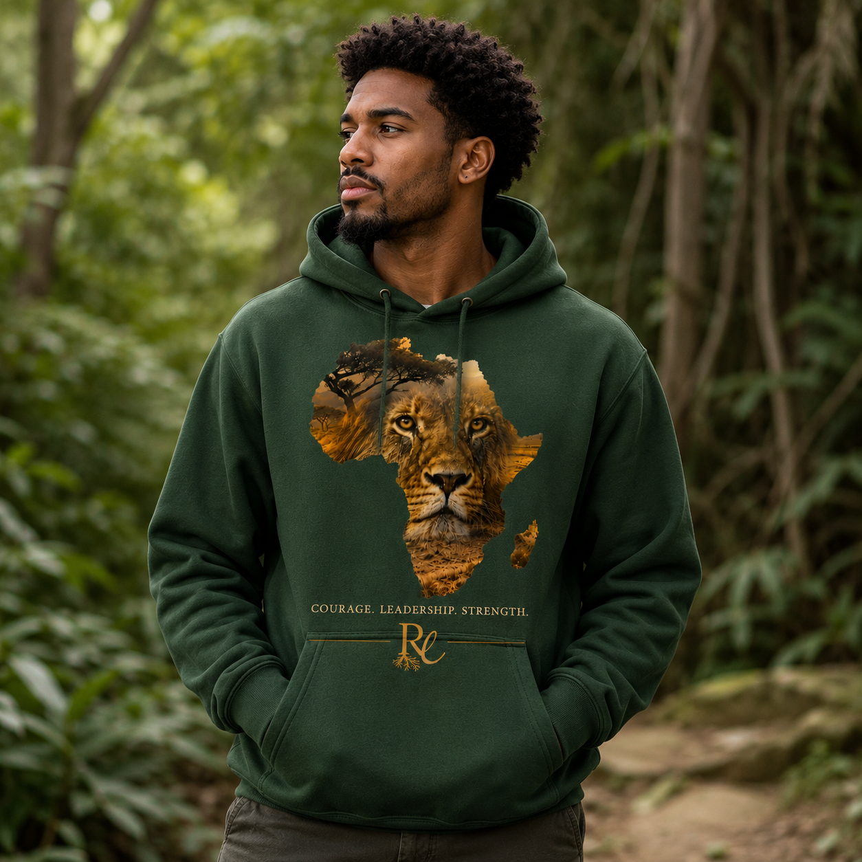Lion Design Hoodie