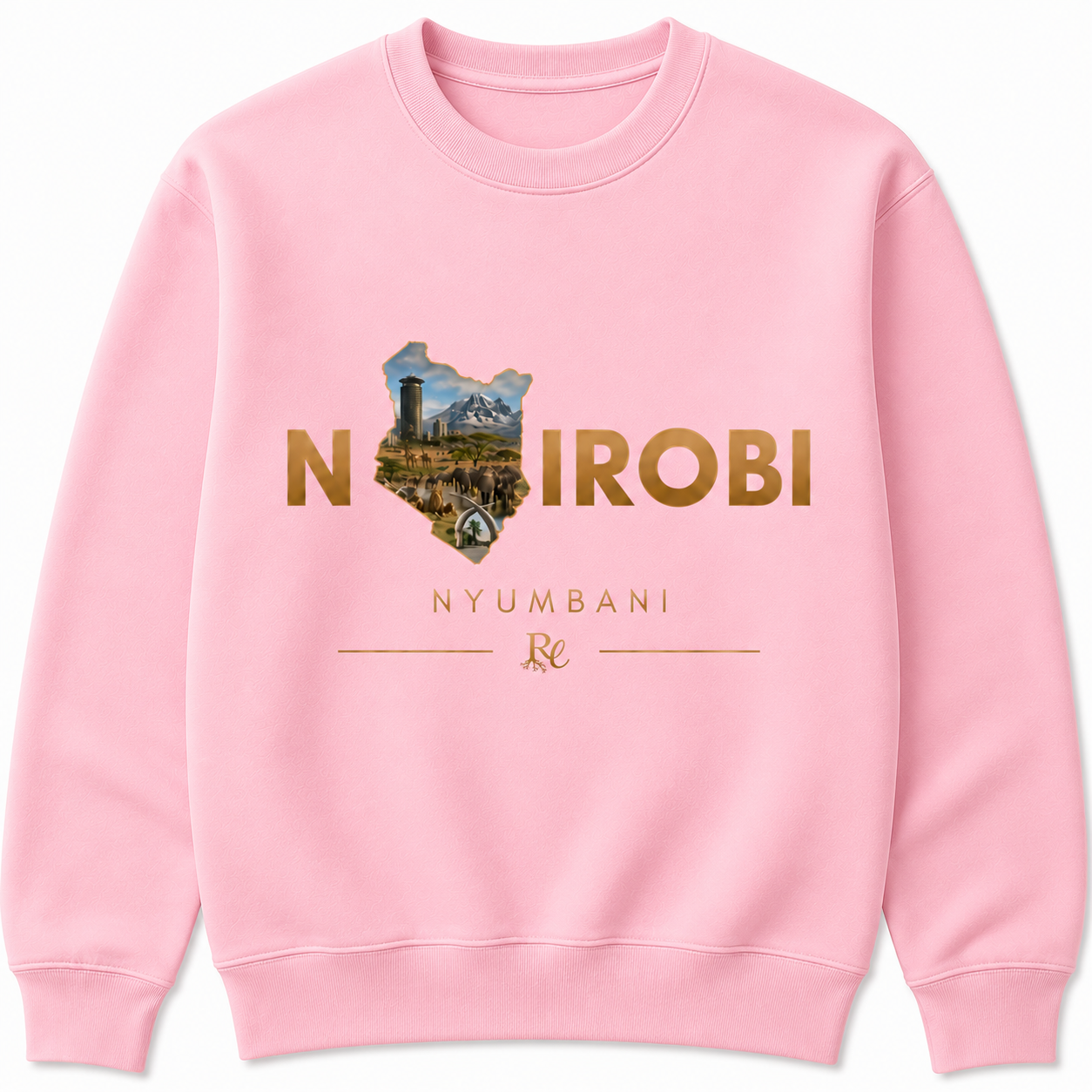 Nairobi Map Design Sweatshirts