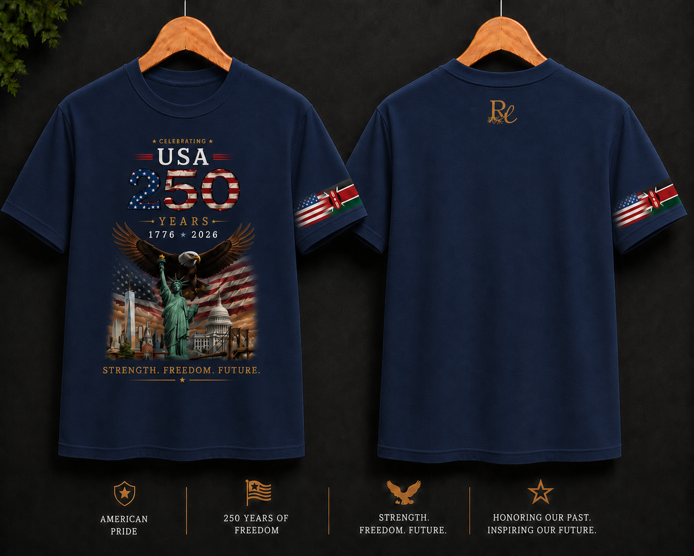 USA@250 Kenyan Flag
